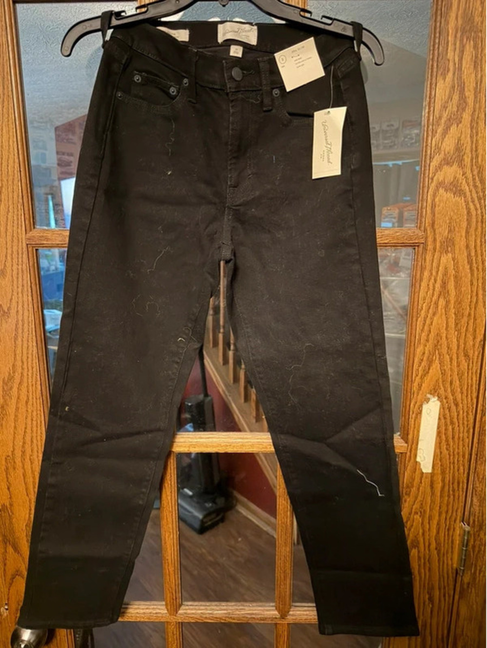 Universal Thread 80s Slim Jeans Size 2 Regular Black Mid Rise NWT